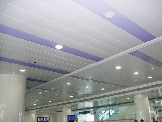 потолок H-прокладки 300x3000mm алюминиевый для отделки стен выставочного центра