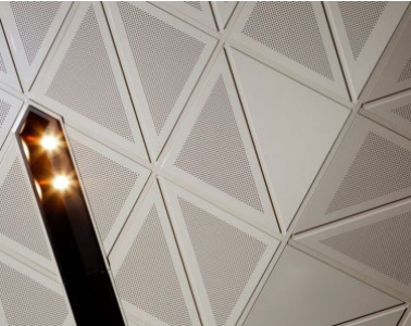 Алюминий триангулярный Зажим-в потолке для отделки стен выставочного центра